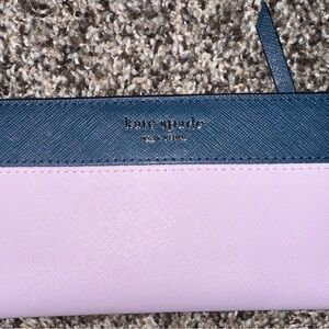 Kate Spade Blue and Purple Women's wallet